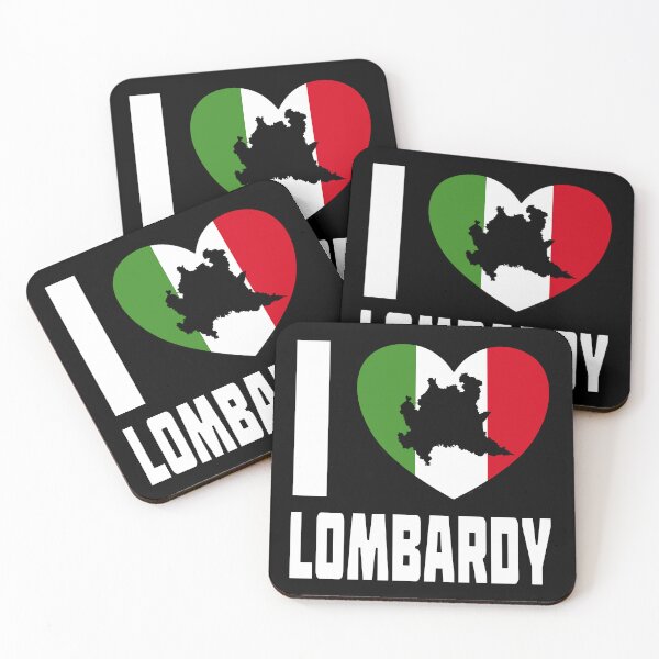 Item preview, I Love Lombardy - Italian Heart With Lombardy Silhouette designed and sold by molamode.
