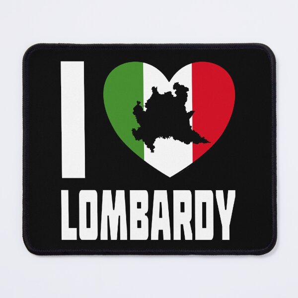 Item preview, I Love Lombardy - Italian Heart With Lombardy Silhouette designed and sold by molamode.