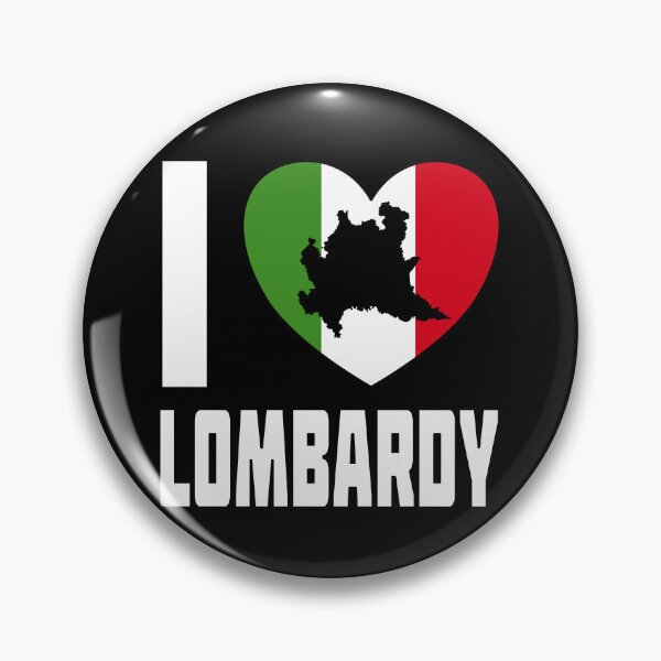 Item preview, I Love Lombardy - Italian Heart With Lombardy Silhouette designed and sold by molamode.