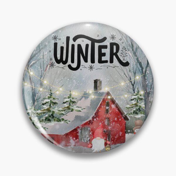 Item preview, Wintertime country house xmas with snowman designed and sold by LGMmugsdesign.