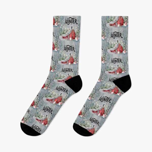 Item preview, Wintertime country house xmas with snowman designed and sold by LGMmugsdesign.