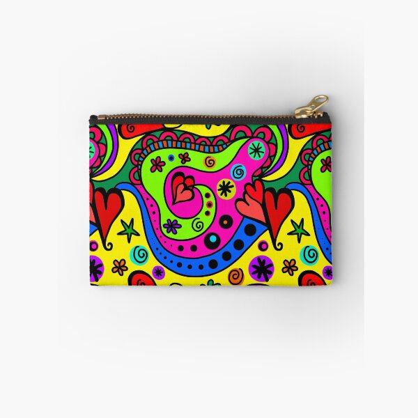 Item preview, Fun Colorful Heart Flower Pattern designed and sold by Draculaura2009.