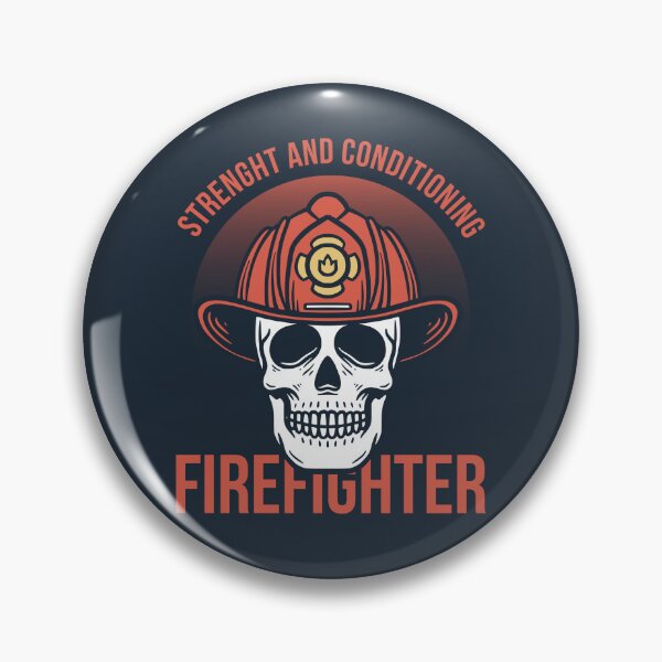 Item preview, Firefighter Skull Smiling Face Illustration designed and sold by rukurustudio.