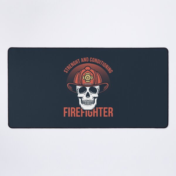Item preview, Firefighter Skull Smiling Face Illustration designed and sold by rukurustudio.