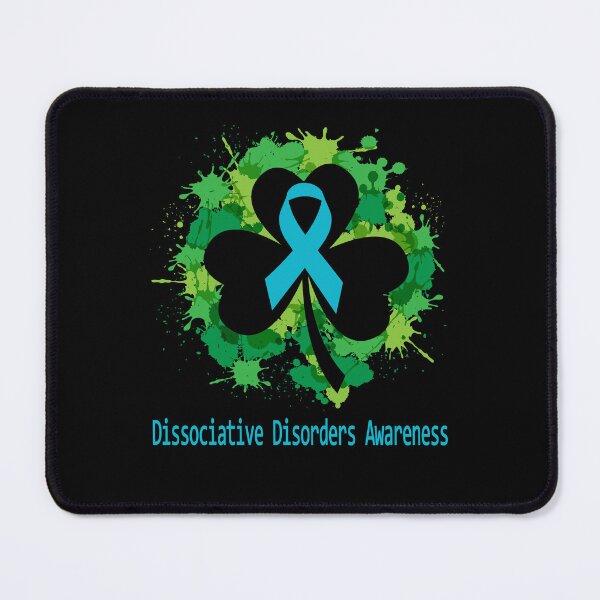 Item preview, Dissociative Disorders Awareness Clover Ribbon Happy Patricks Day Support Dissociative Disorders Warrior Gifts designed and sold by Tammyilaria.