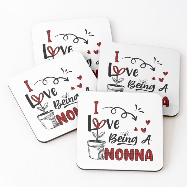 Item preview, I Love Being A NONNA Cute Hearts Gifts For NONNA designed and sold by ShakitaMa.