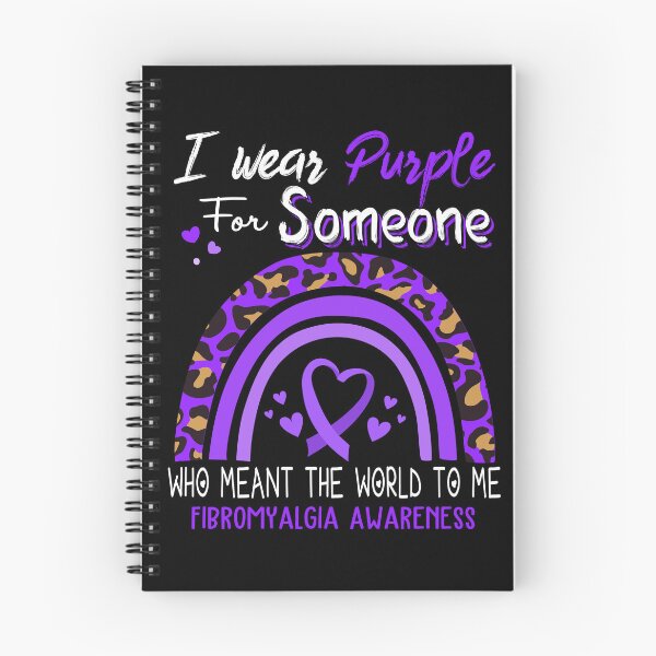 Item preview, Fibromyalgia Awareness I Wear Purple for Someone Who Meant The World To Me designed and sold by GennieShop.