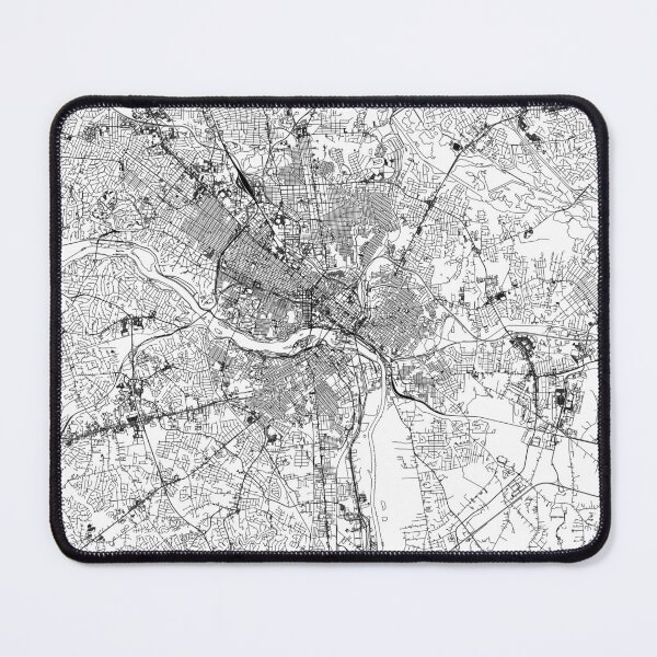Item preview, Richmond White Map designed and sold by multiplicitymap.