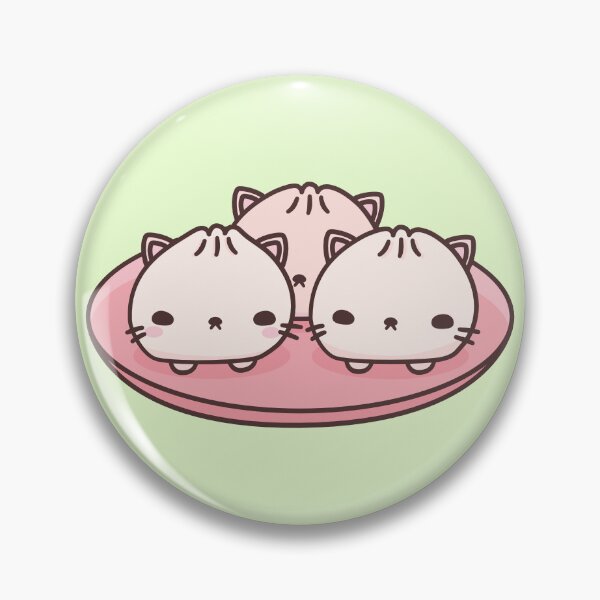 Item preview, Dumpling cats on a plate designed and sold by Mohu Store.