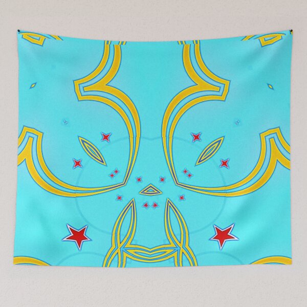 Artikelvorschau, ARUBA - ABSTRAKTE ARUBA FLAGGE MUSTER - EINE GLÜCKLICHE INSEL entworfen und verkauft von Ralek.