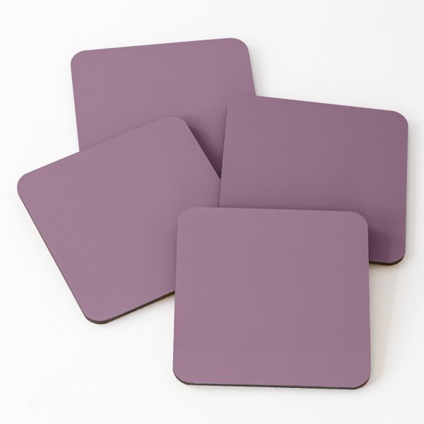 Item preview, Plain Solid Color Strong Mauve Medium Purple Dusty Purple designed and sold by mimihuang creations.
