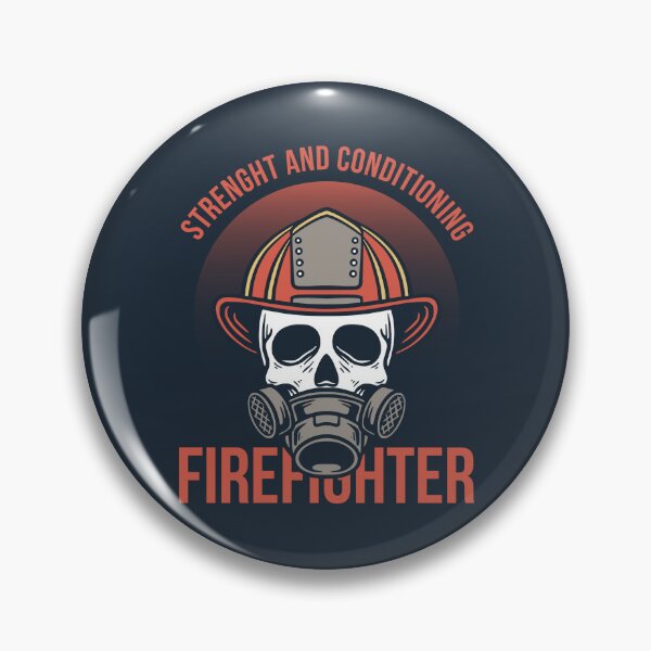 Item preview, Firefighter Skull Face Wearing a Respirator Mask Illustration designed and sold by rukurustudio.