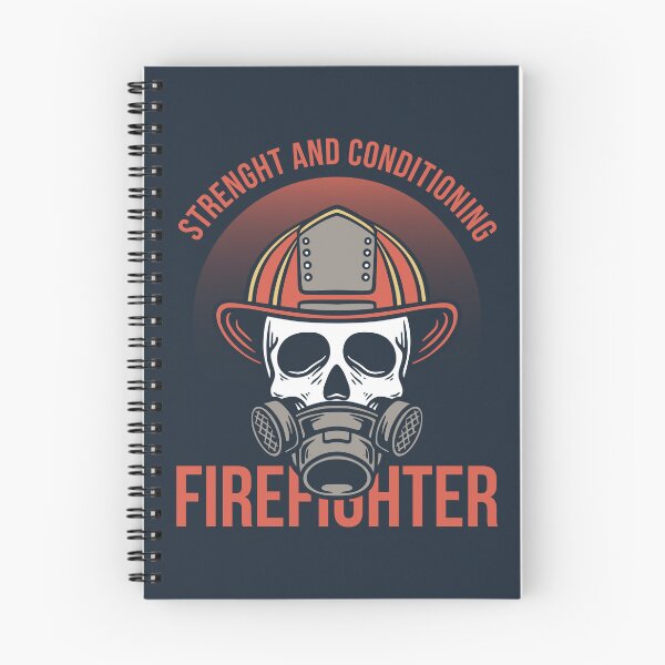 Item preview, Firefighter Skull Face Wearing a Respirator Mask Illustration designed and sold by rukurustudio.