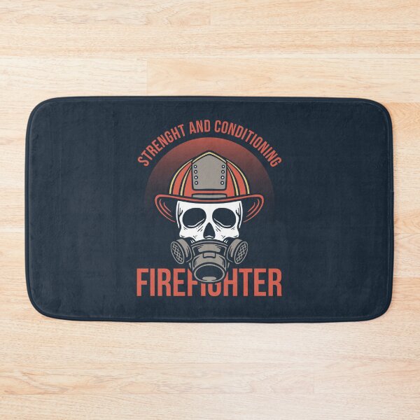 Item preview, Firefighter Skull Face Wearing a Respirator Mask Illustration designed and sold by rukurustudio.