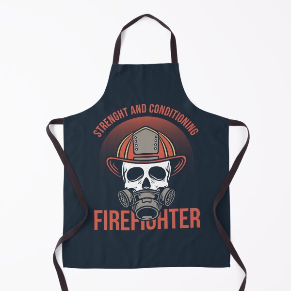 Item preview, Firefighter Skull Face Wearing a Respirator Mask Illustration designed and sold by rukurustudio.