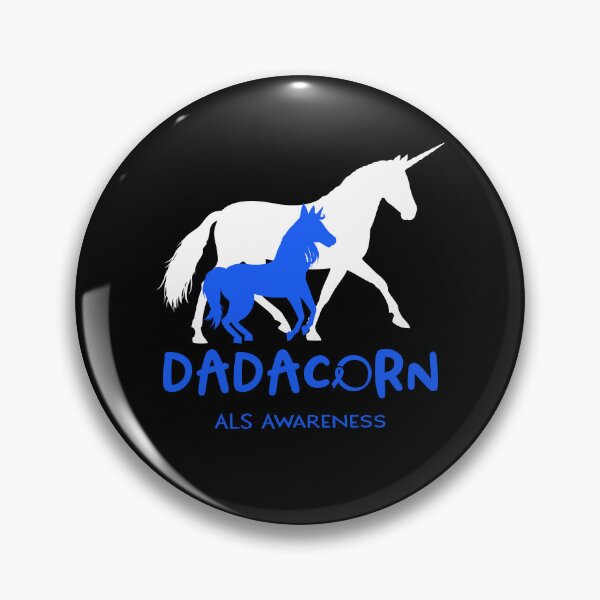 Item preview, ALS Awareness Dad Unicorn Dadacorn Support ALS Warrior  designed and sold by RunningShop.