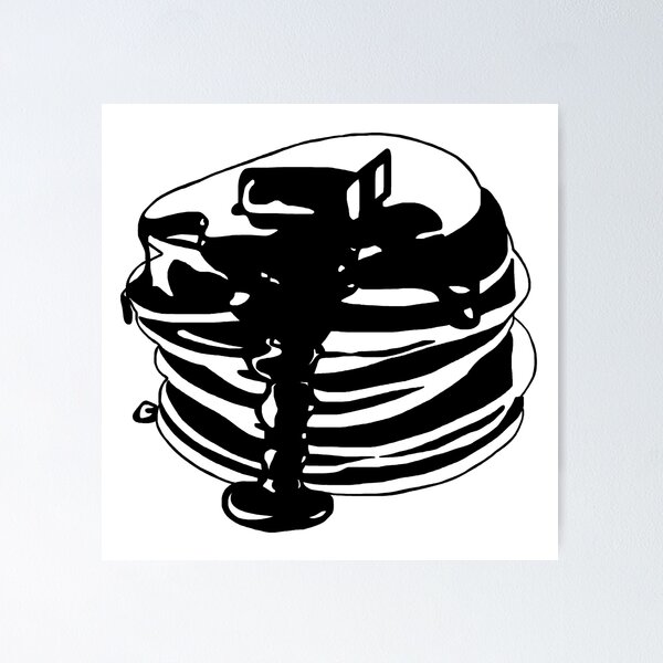 Item preview, Black Pancakes 2 designed and sold by NoirPineapple.