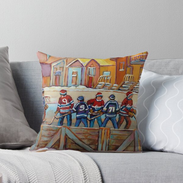 Item preview, CANADIAN HOCKEY SCENES HOCKEY ART PAINTINGS BY CANADIAN ARTIST CAROLE SPANDAU designed and sold by Carole  Spandau.