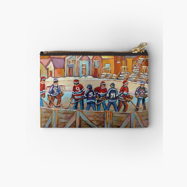 Item preview, CANADIAN HOCKEY SCENES HOCKEY ART PAINTINGS BY CANADIAN ARTIST CAROLE SPANDAU designed and sold by Carole  Spandau.