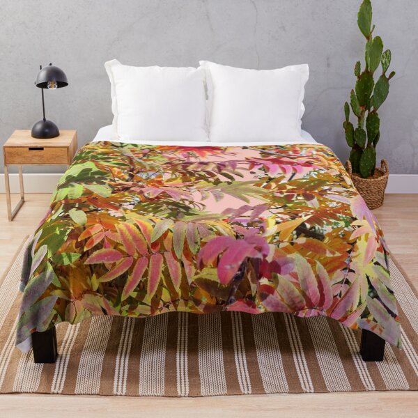 Item preview, rowan, autumn, leaves, multicolored, green, red, yellow, light, realism designed and sold by Maria Mihailova.