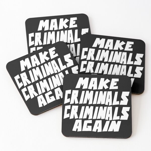 Item preview, MAKE CRIMINALS CRIMINALS  AGAIN designed and sold by CRINGEWORTHY TEES.