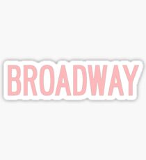 Broadway Sticker