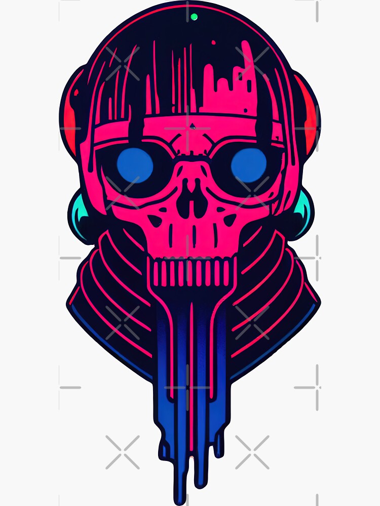 Masque Cyberpunk  La Tête de Mort