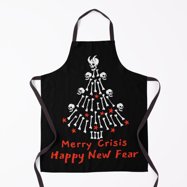 Item preview, Merry Crisis and a Happy new fear ugly Christmas tree designed and sold by Popalt.