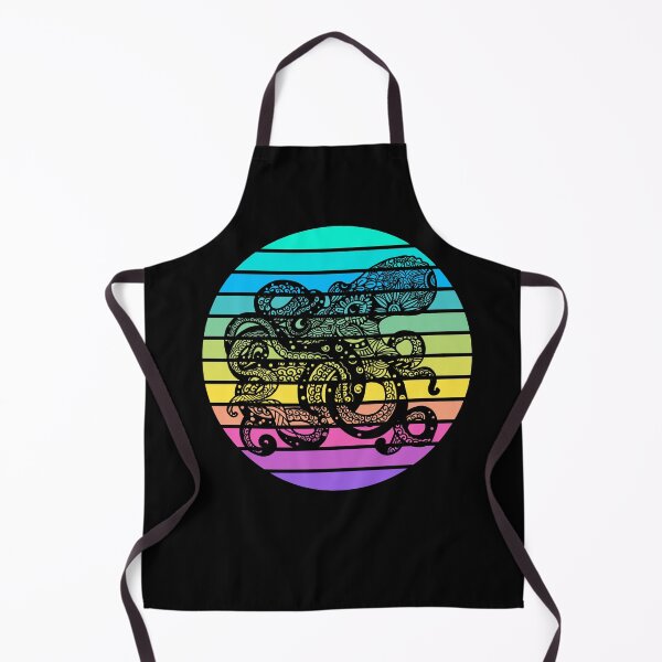 Item preview, Retro Sunset Octopus Vintage Classic Art Costume designed and sold by 27th-Tee.