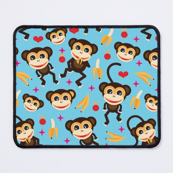Item preview, Monkeys Go Bananas - BLue designed and sold by Rainbows Galore.