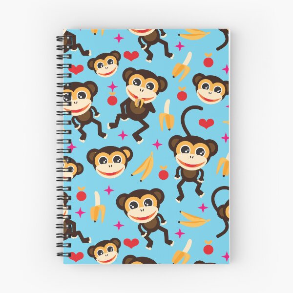 Item preview, Monkeys Go Bananas - BLue designed and sold by Rainbows Galore.