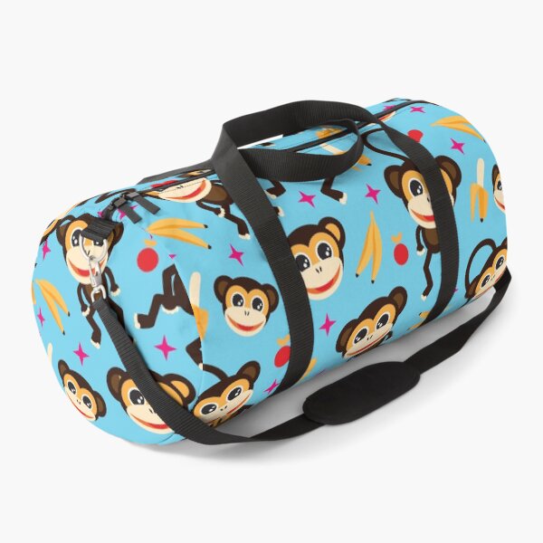 Item preview, Monkeys Go Bananas - BLue designed and sold by Rainbows Galore.