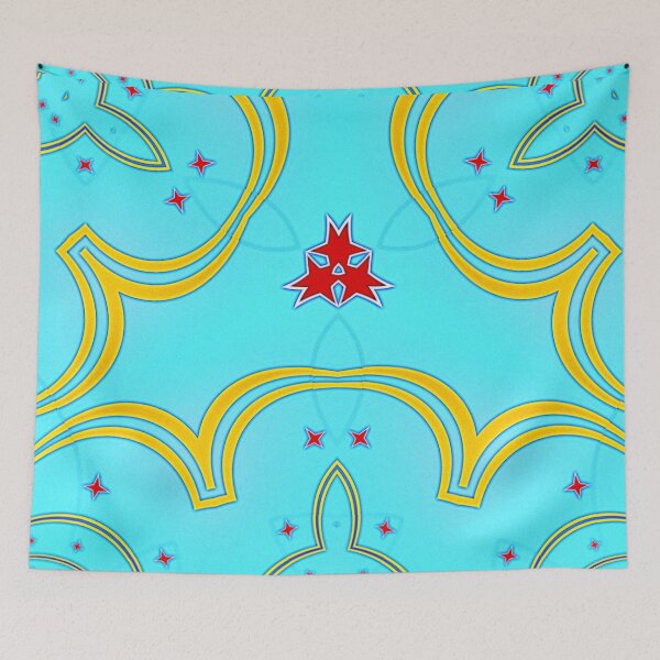 Item preview, ARUBA - ABSTRACT ARUBA FLAG PATTERN - ONE HAPPY ISLAND designed and sold by Ralek.