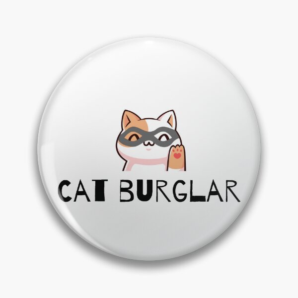 Item preview, Cat burglar - cat designed and sold by PellSilversmith.