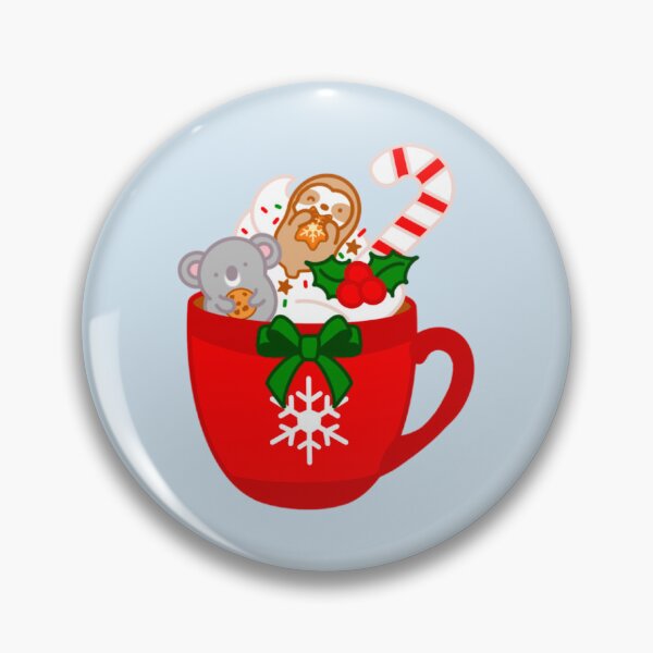 Item preview, Cute Christmas Hot Chocolate Mug designed and sold by theslothinme.