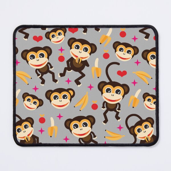 Item preview, Monkeys Go Bananas - Grey designed and sold by Rainbows Galore.