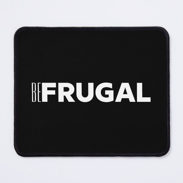 Item preview, Be Frugal quote in white Νο.3 designed and sold by angelisart.