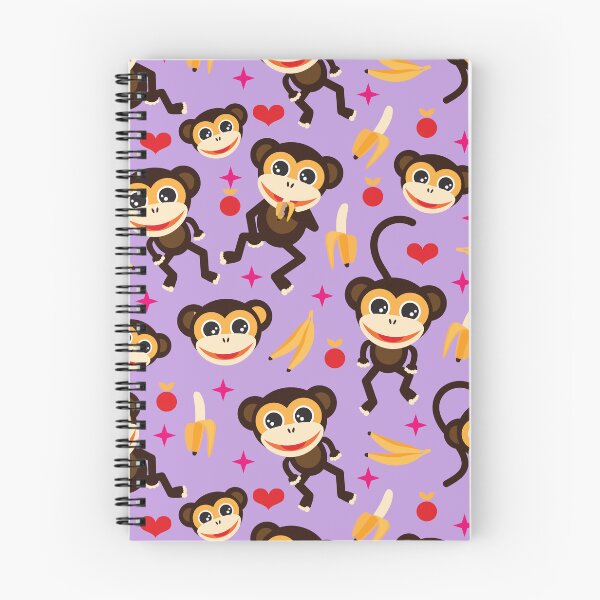 Item preview, Monkeys Go Bananas - Lilac designed and sold by Rainbows Galore.