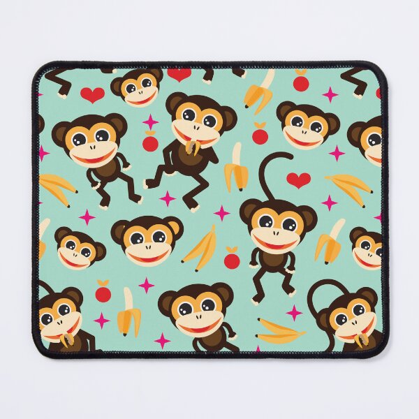 Item preview, Monkeys Go Bananas - Mint designed and sold by Rainbows Galore.