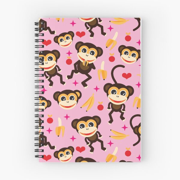 Item preview, Monkeys Go Bananas - Pink designed and sold by Rainbows Galore.