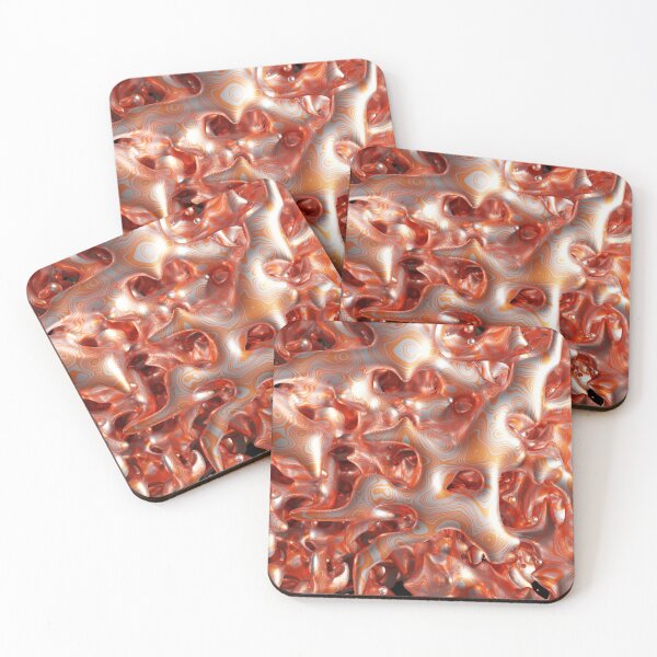 Item preview, Copper and silver abstract pattern designed and sold by bradm50.