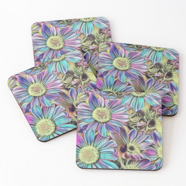 Item preview, TrippIng Daisys  Neon Flowers  designed and sold by Shroomijuana.