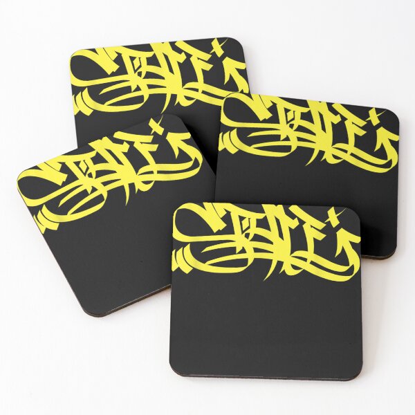 Artikelvorschau, Graffiti Art Gelbe Kalligrafie entworfen und verkauft von ChristinaWillia.