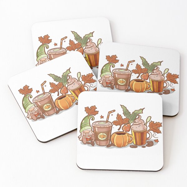 Item preview, autumn fall coffee set  designed and sold by StairheadStore.