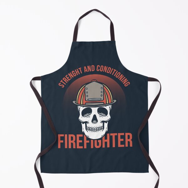 Item preview, Firefighter Skull Wearing Half Face Helmet Illustration designed and sold by rukurustudio.
