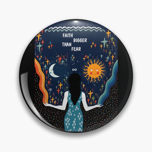 Item preview, Faith Bigger Than Fear designed and sold by colopkoryx.