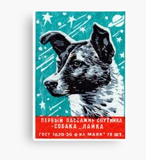 1957 Laika the Space Dog Canvas Print