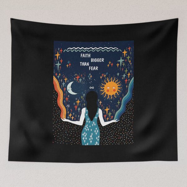 Item preview, Faith Bigger Than Fear designed and sold by colopkoryx.