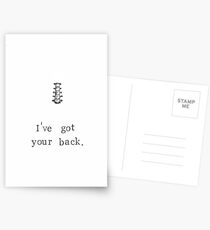 I've Got Your Back Postcards