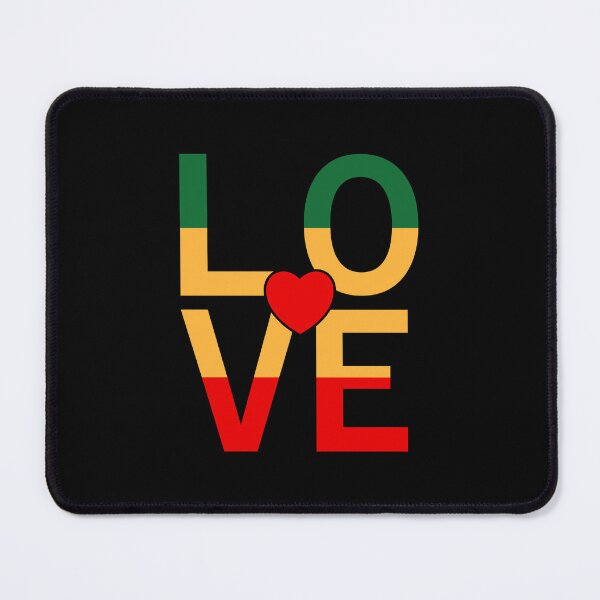 Item preview, Reggae Mosaic LOVE Heartbeat designed and sold by TM Selvam.